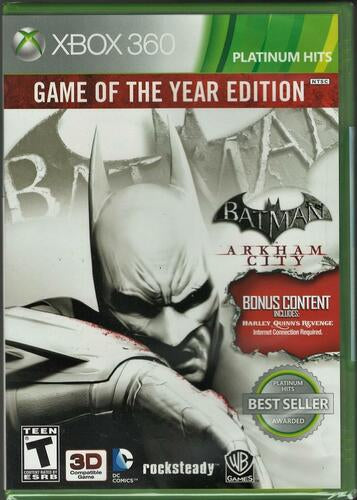 Batman: Arkham City Game of the Year Edition (Platinum Hits) - Xbox 360