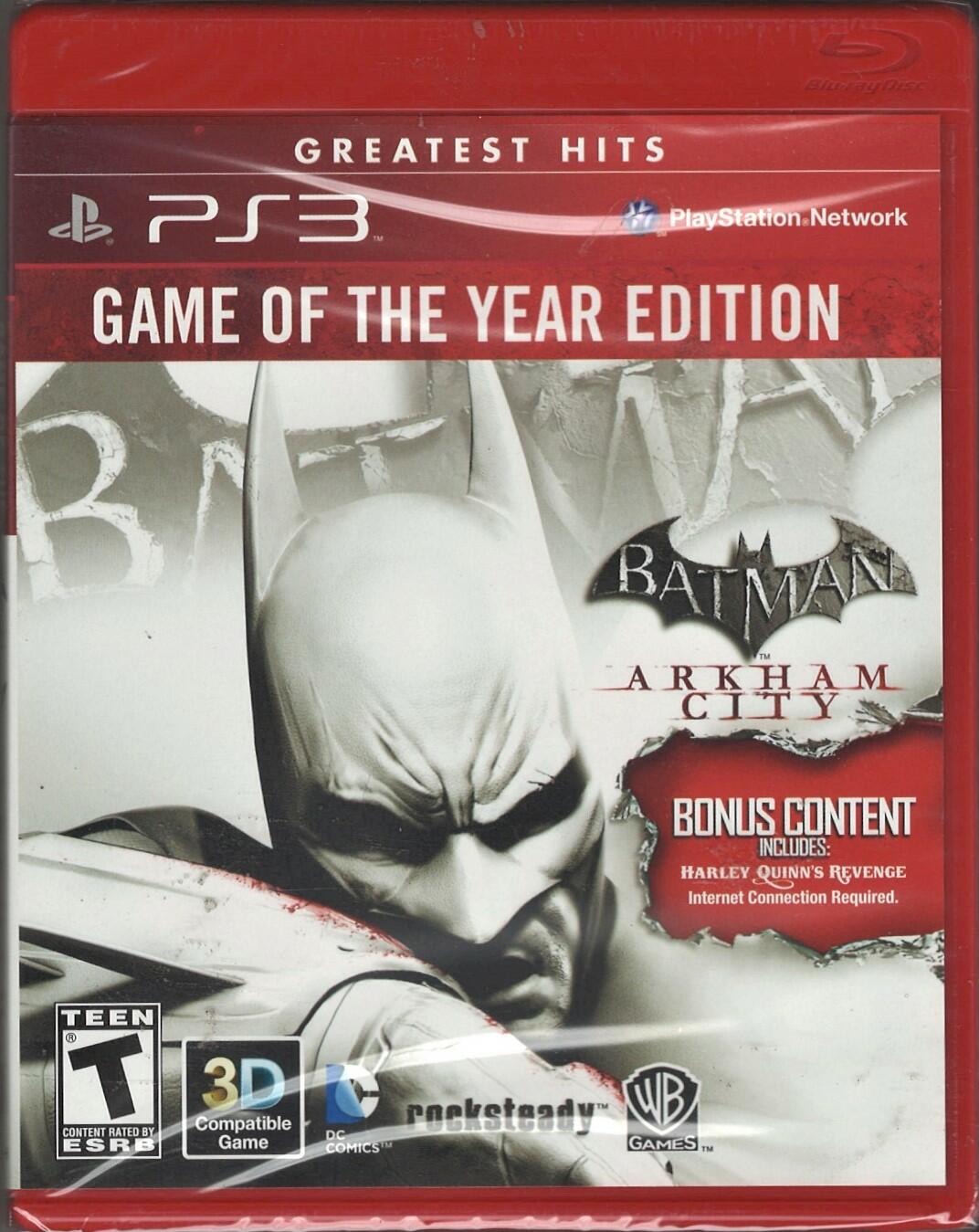 Batman: Arkham City Game of the Year Edition (Greatest Hits) - PlayStation 3