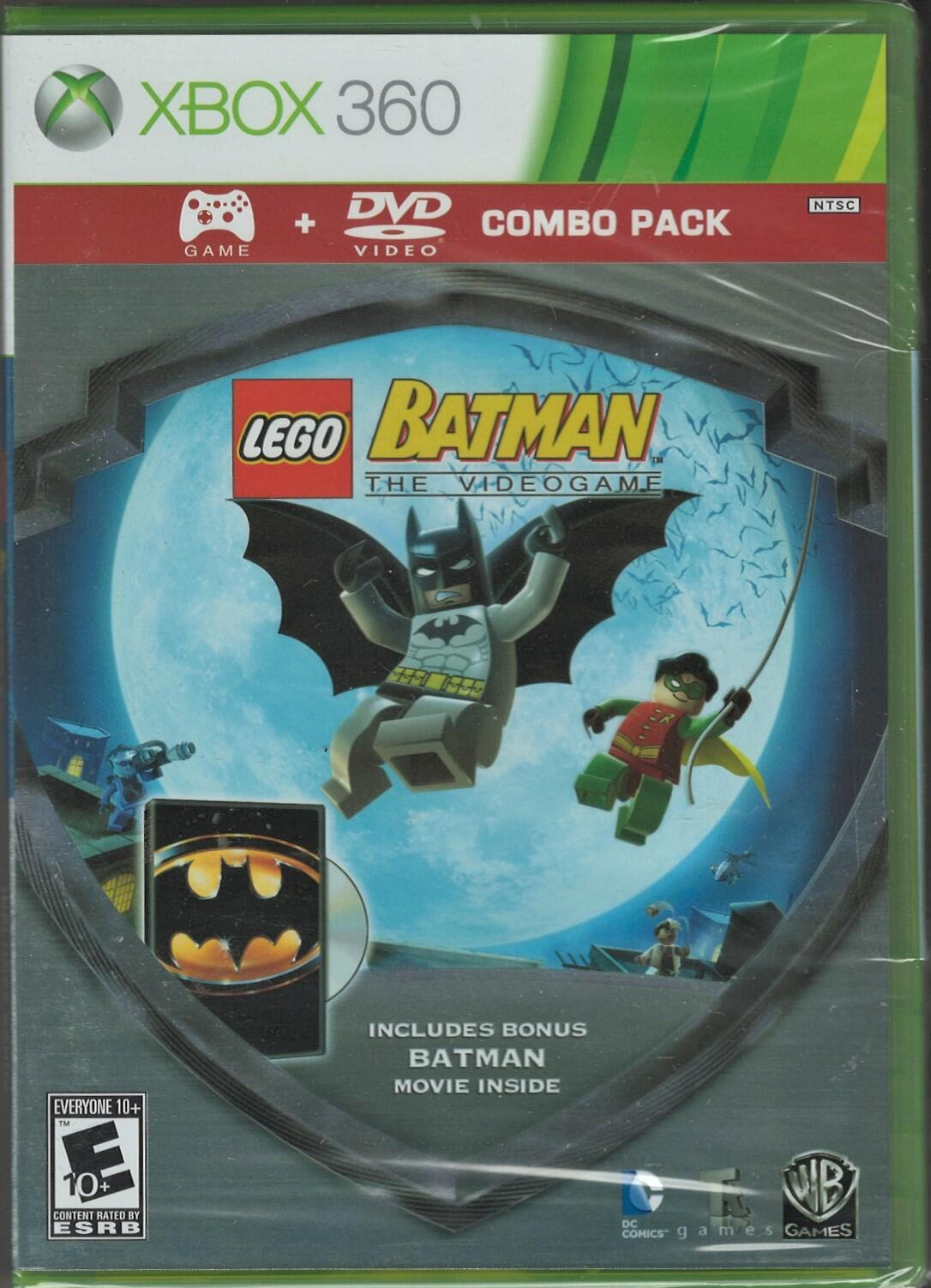 Lego Batman The Videogame with Batman Movie Combo Pack - Xbox 360