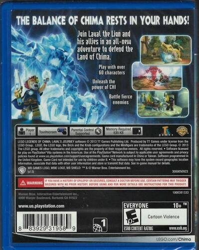 LEGO Legends of Chima: Laval's Journey - PlayStation Vita