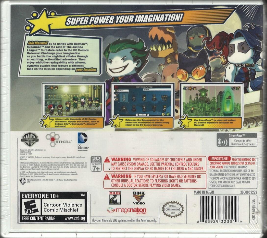 Scribblenauts Unmasked - A DC Comics Adventure - Nintendo 3DS