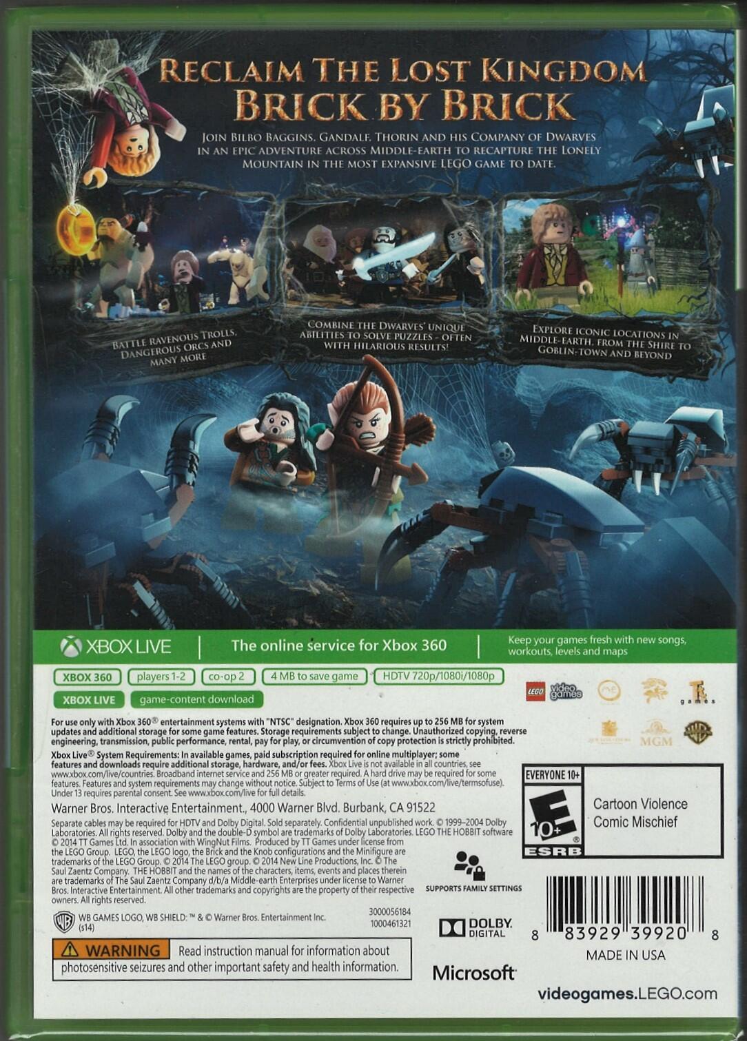 LEGO The Hobbit - Xbox 360