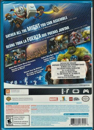 Lego Marvel Avengers - Nintendo Wii-U