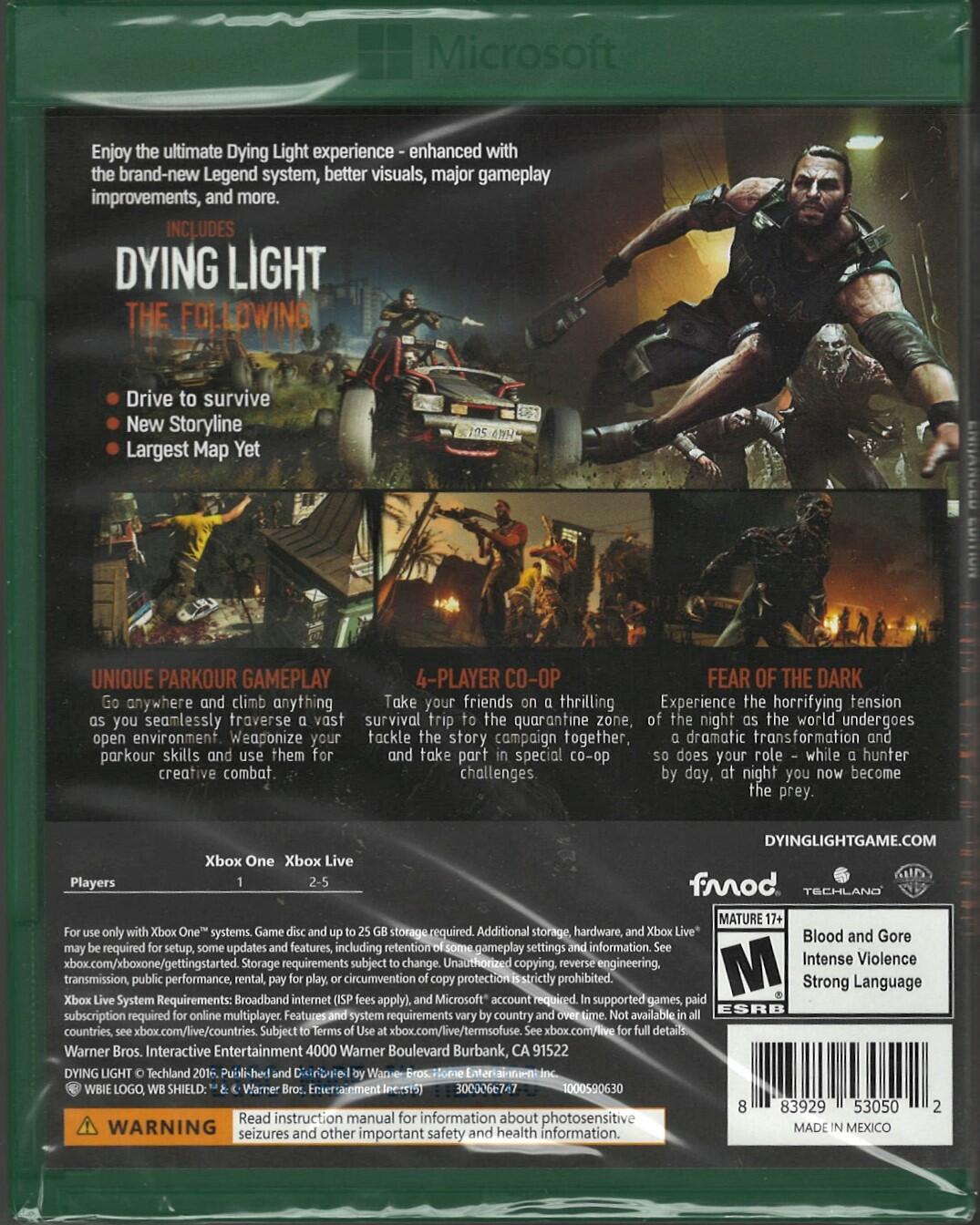 Dying Light: The Following - Enhanced Edition - Xbox One