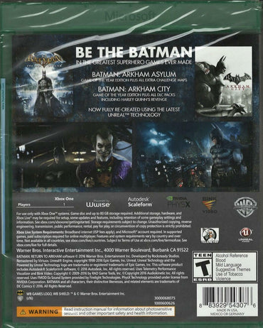 Batman: Return to Arkham HD Collection - Xbox One