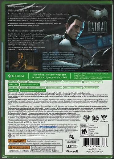 Batman: The Telltale Series - Xbox 360