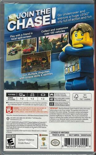 LEGO City Undercover - Nintendo Switch