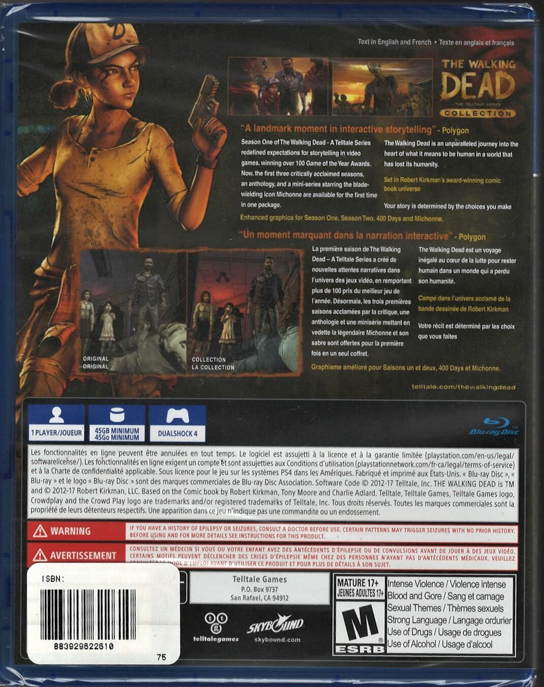 The Walking Dead: The Telltale Series Collection - PlayStation 4