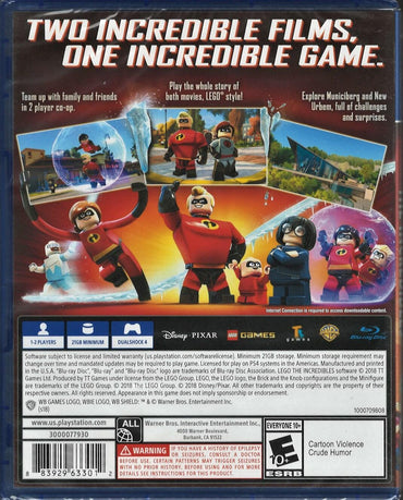 LEGO Disney Pixar's The Incredibles - PlayStation 4