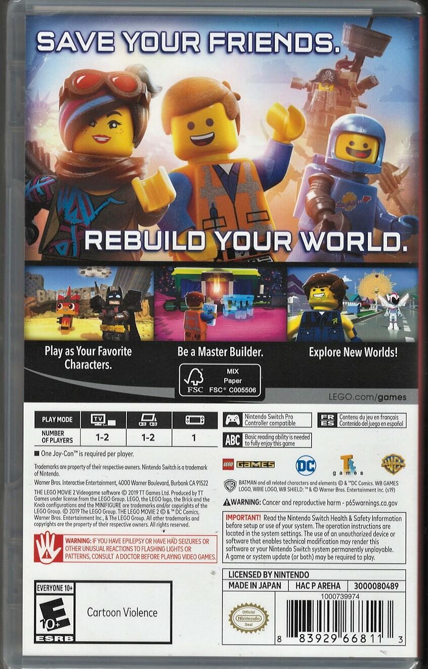 The LEGO Movie 2 Videogame - Nintendo Switch
