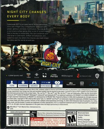 Cyberpunk 2077 - PlayStation 4