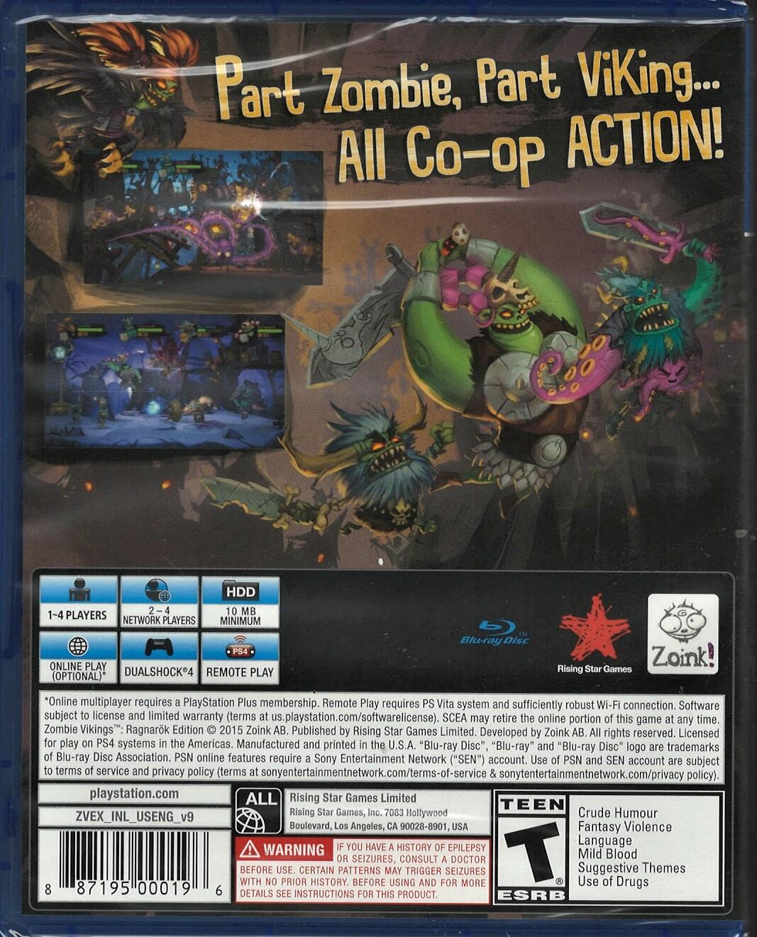 Zombie Vikings - PlayStation 4