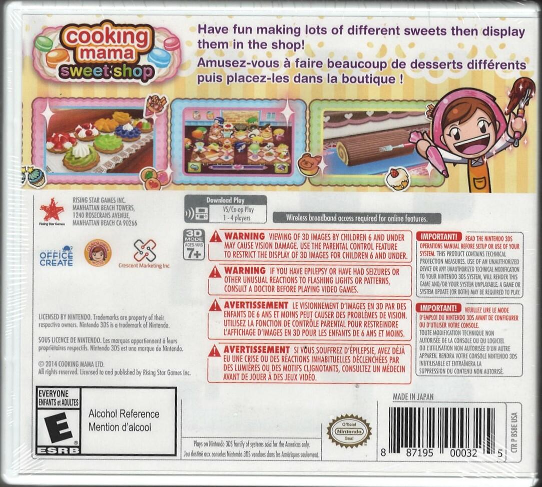 Cooking Mama: Sweet Shop - Nintendo 3DS