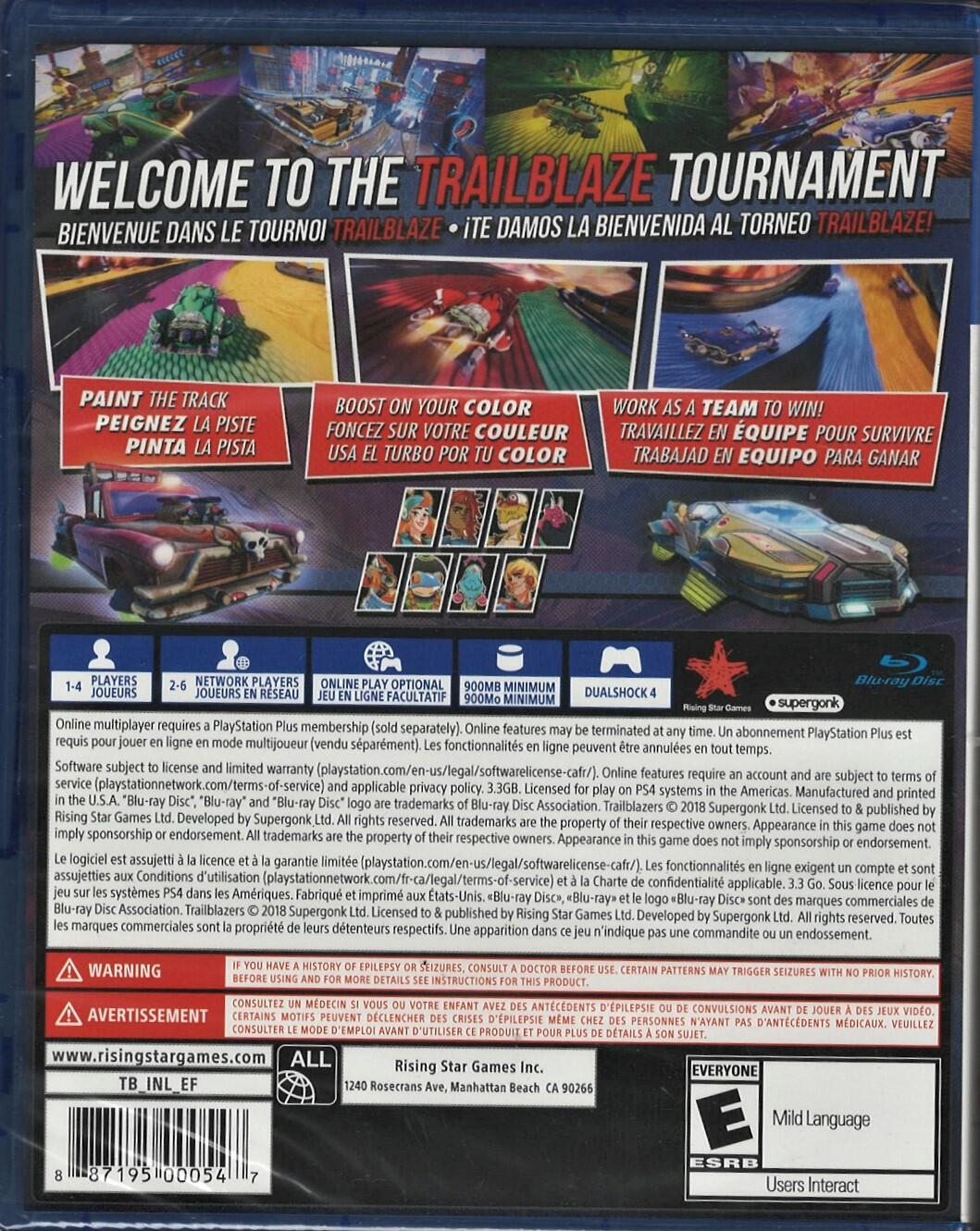 Trailblazers - PlayStation 4