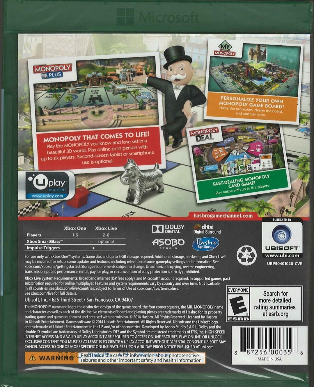 Monopoly Family Fun Pack - Xbox One
