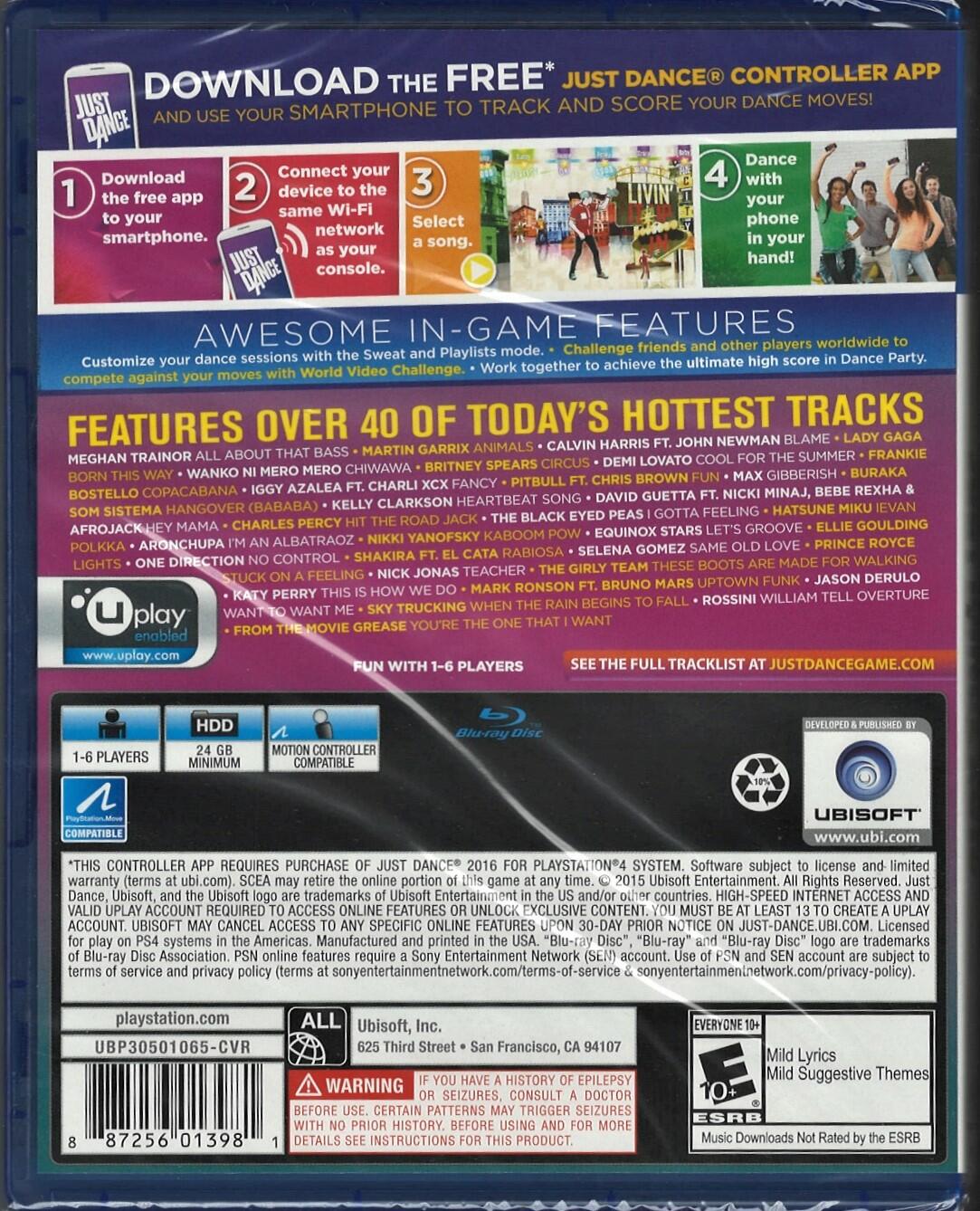 Just Dance 2016 - PlayStation 4