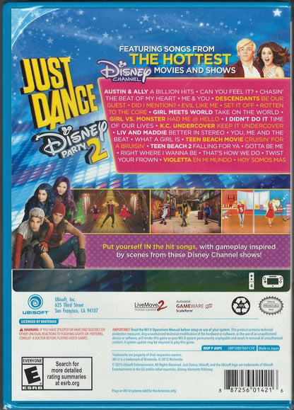 Just Dance Disney Party 2 - Nintendo Wii-U