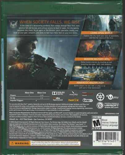 Tom Clancy's The Division - Xbox One