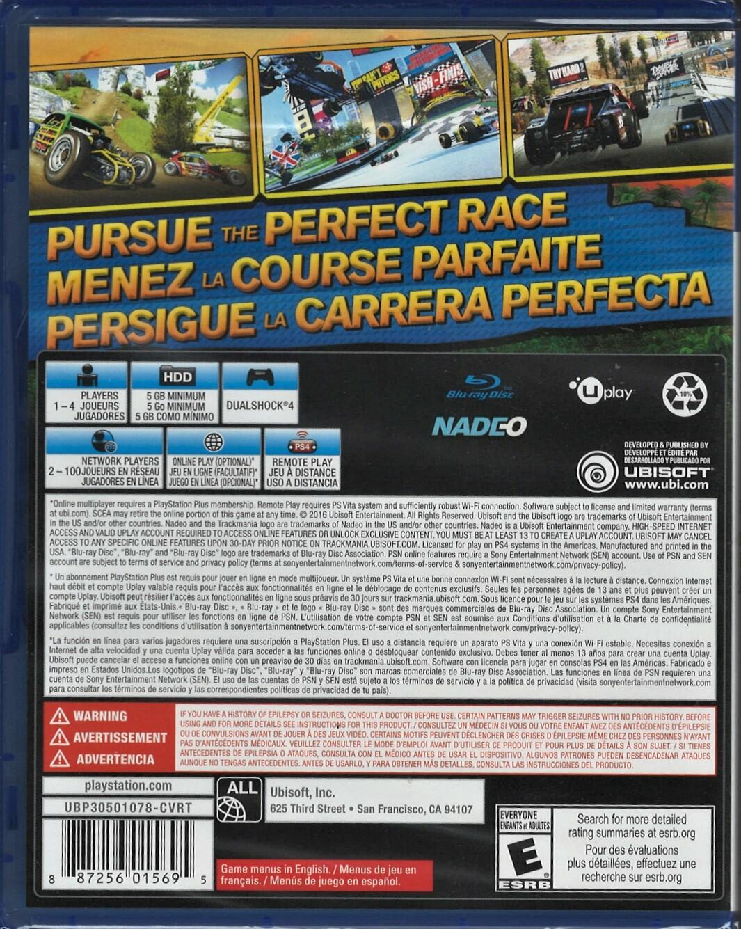 TrackMania Turbo - PlayStation 4