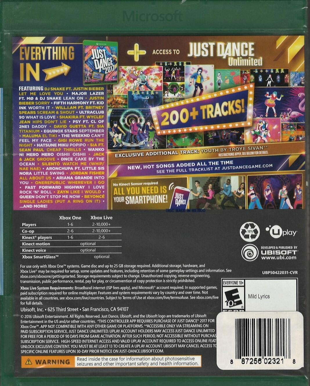 Just Dance 2017 Gold Edition - Xbox One