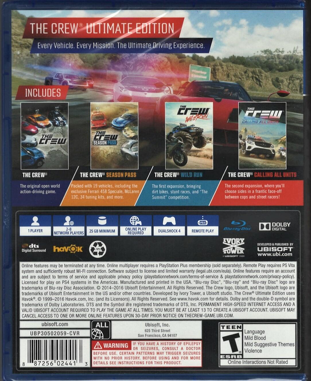 The Crew Ultimate Edition - PlayStation 4
