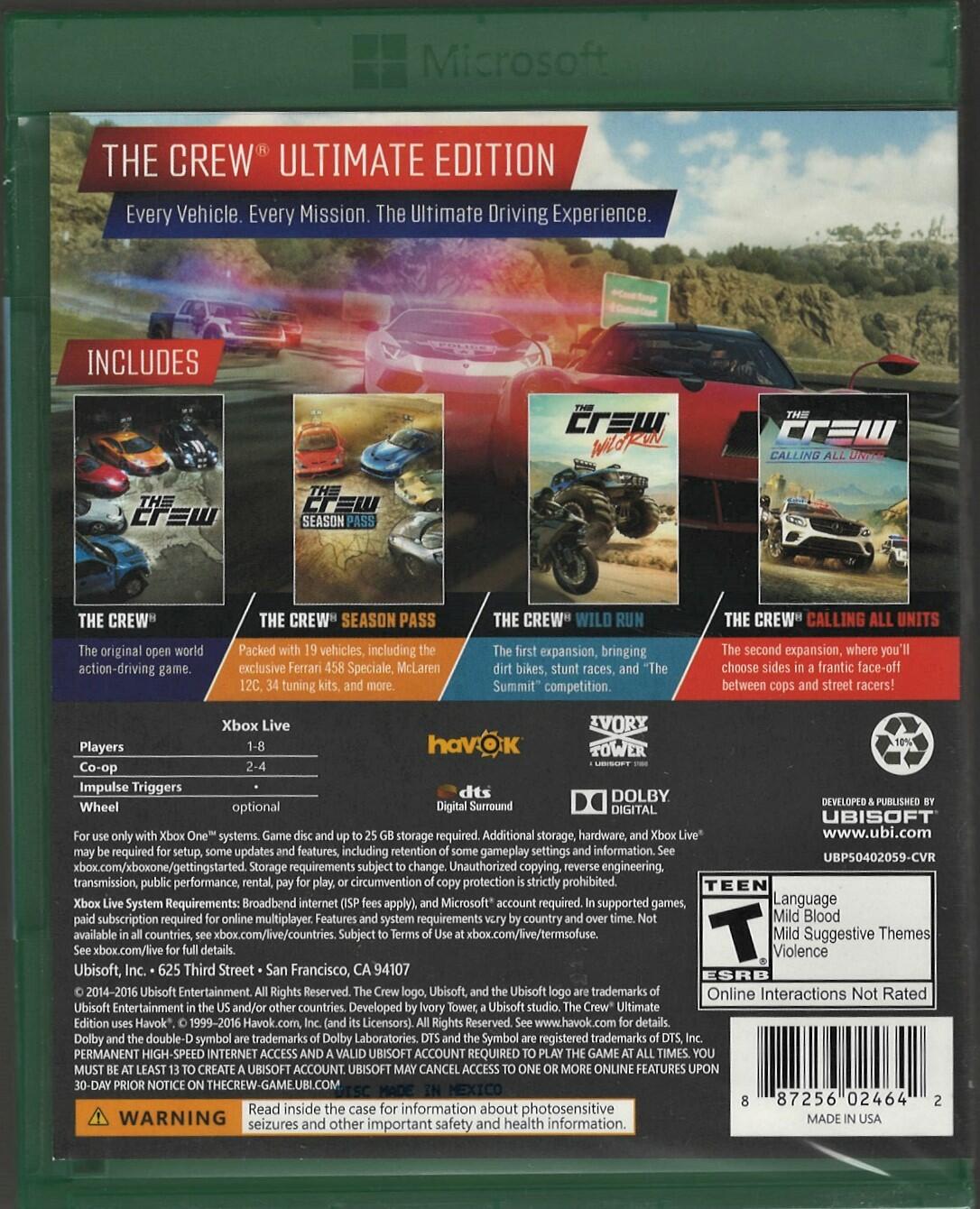 The Crew Ultimate Edition - Xbox One