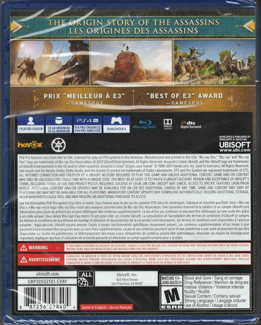 Assassin's Creed Origins - PlayStation 4