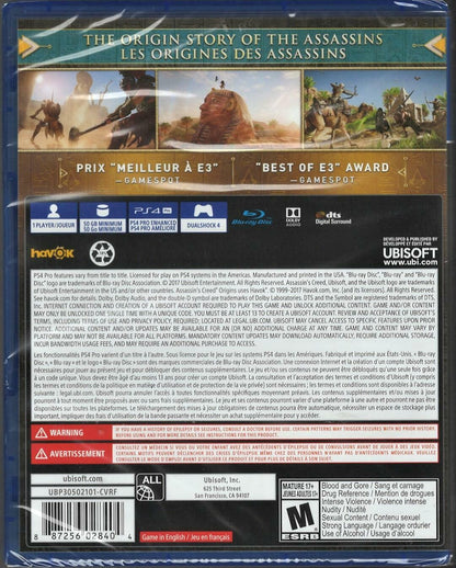 Assassin's Creed Origins - PlayStation 4