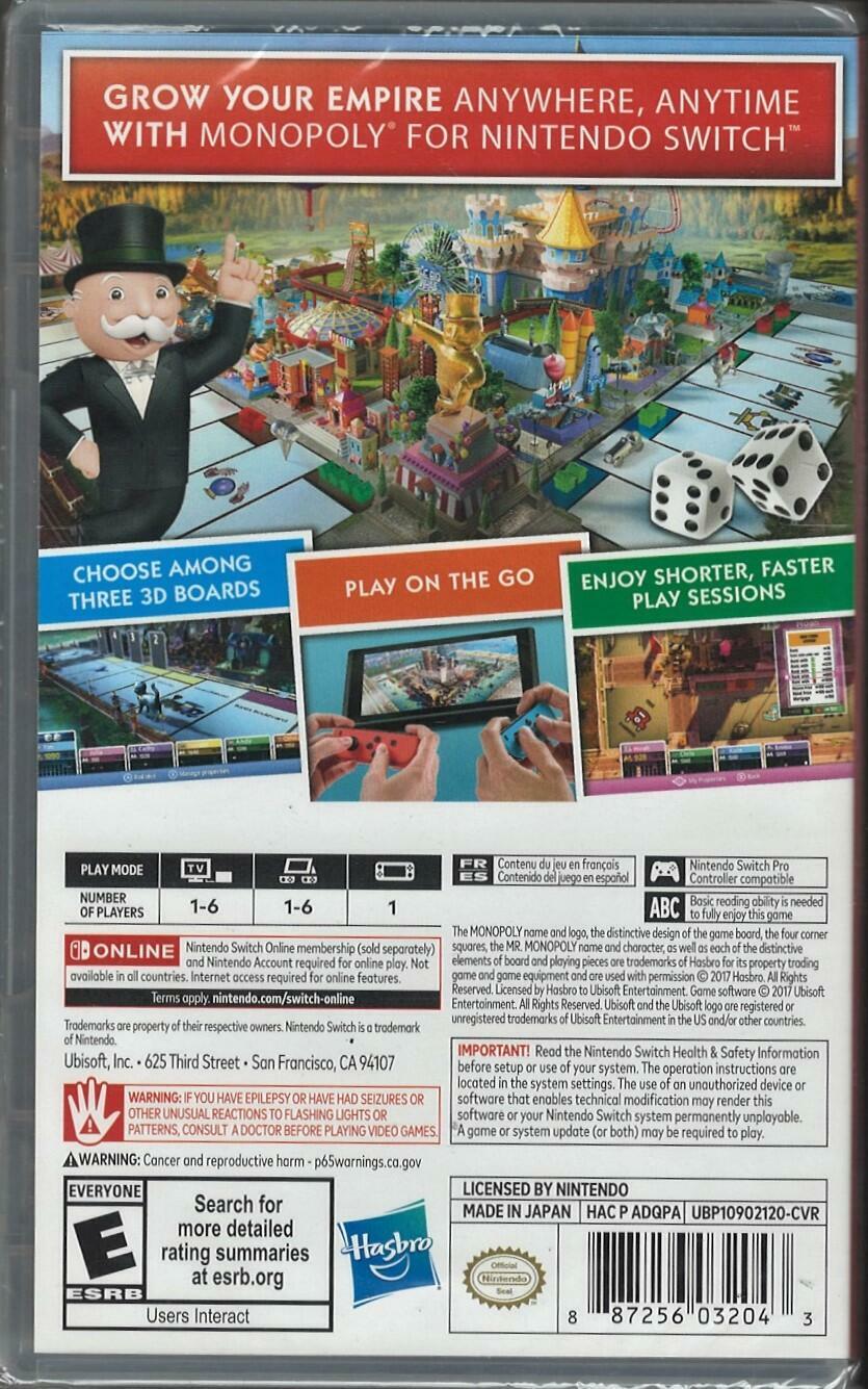 Monopoly - Nintendo Switch