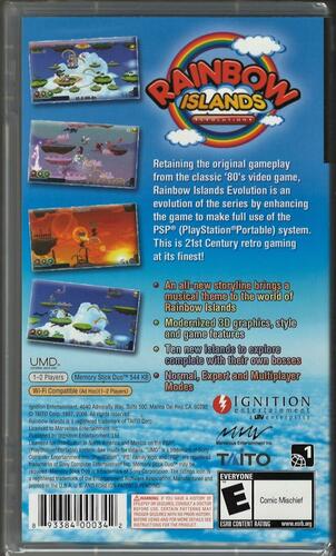 Rainbow Islands Evolution - PlayStation Portable