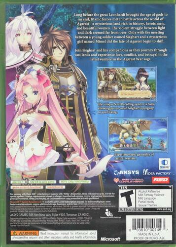 Record of Agarest War Zero Standard Edition - Xbox 360