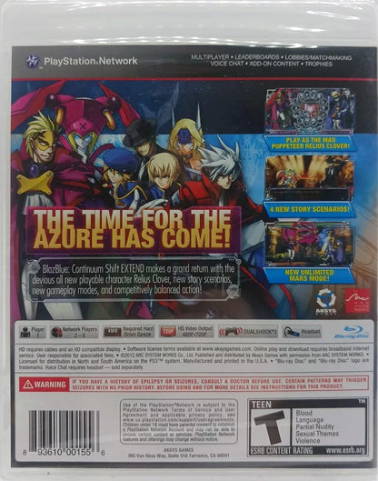 BlazBlue: Continuum Shift EXTEND - PlayStation 3