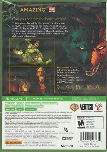 The Wolf Among Us - Xbox 360