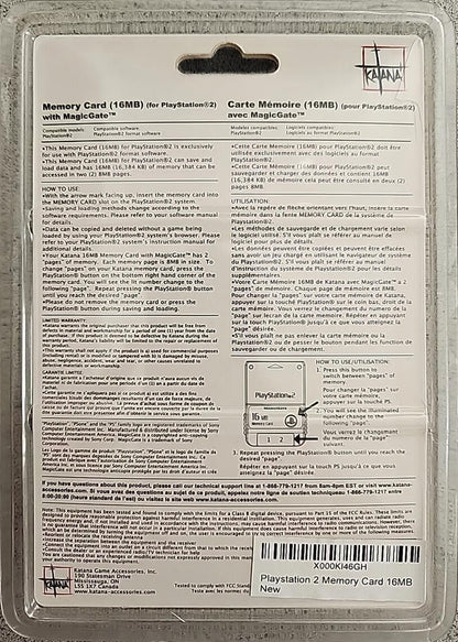 PlayStation 2 16MB MEMORY CARD