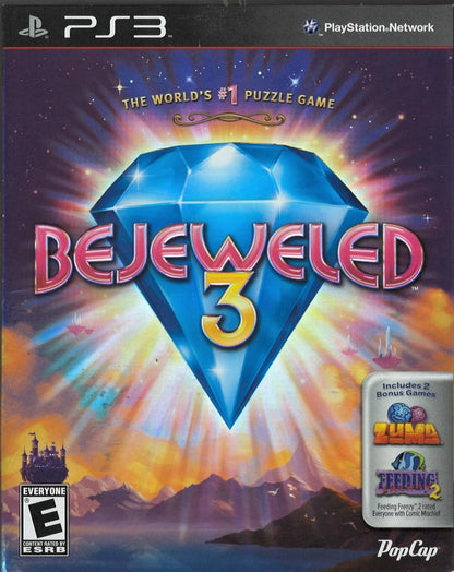 Bejeweled 3 (with Zuma & Feeding Frenzy 2) - PlayStation 3