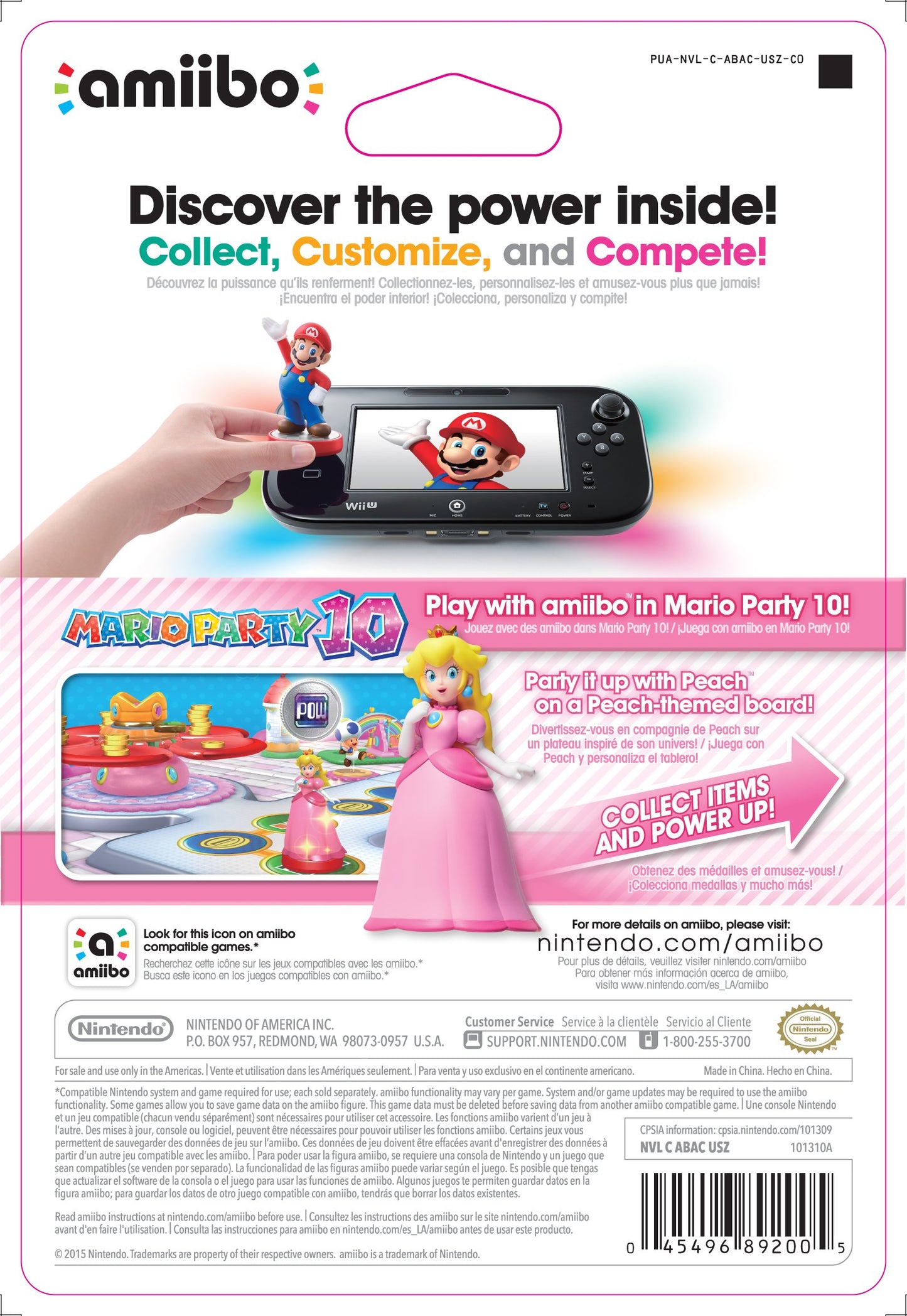 Peach amiibo (Super Mario Bros Series)