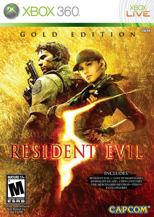 Resident Evil 5: (Gold Edition) - Xbox 360