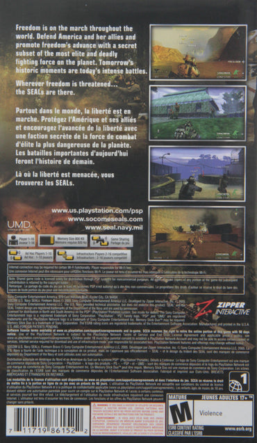 SOCOM US Navy SEALs: Fireteam Bravo - PlayStation Portable