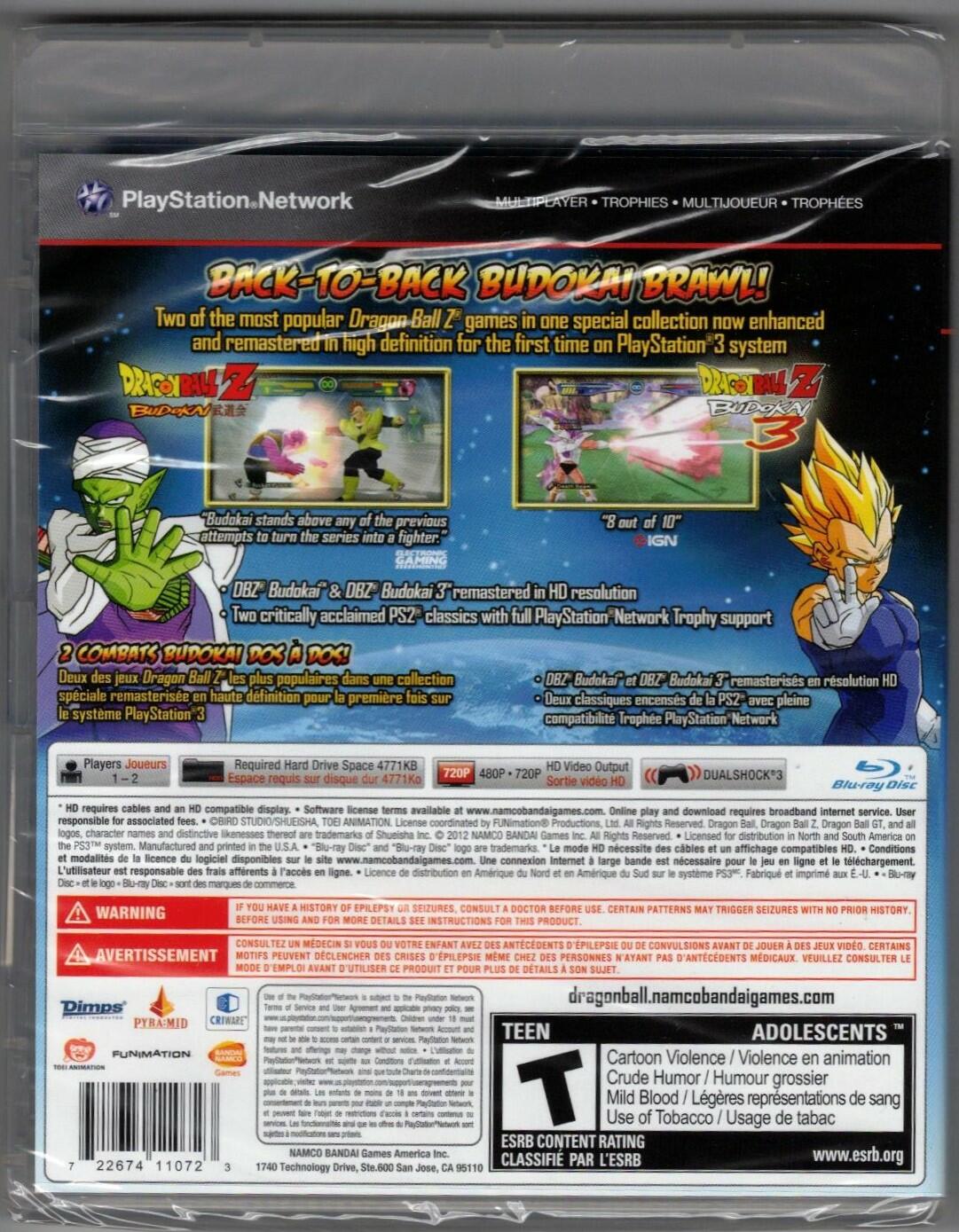 Dragon Ball Z Budokai HD Collection - PlayStation 3