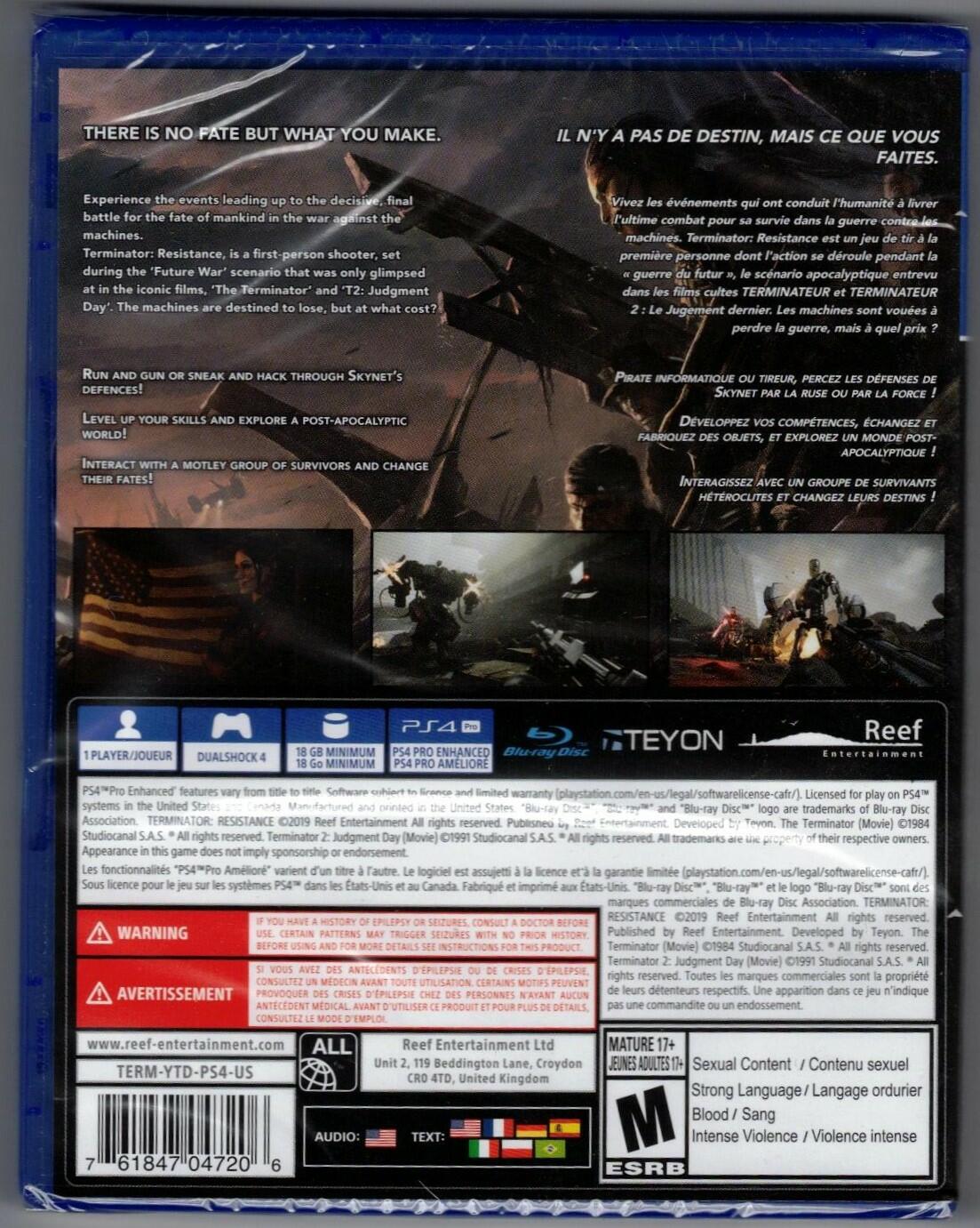 Terminator: Resistance - PlayStation 4