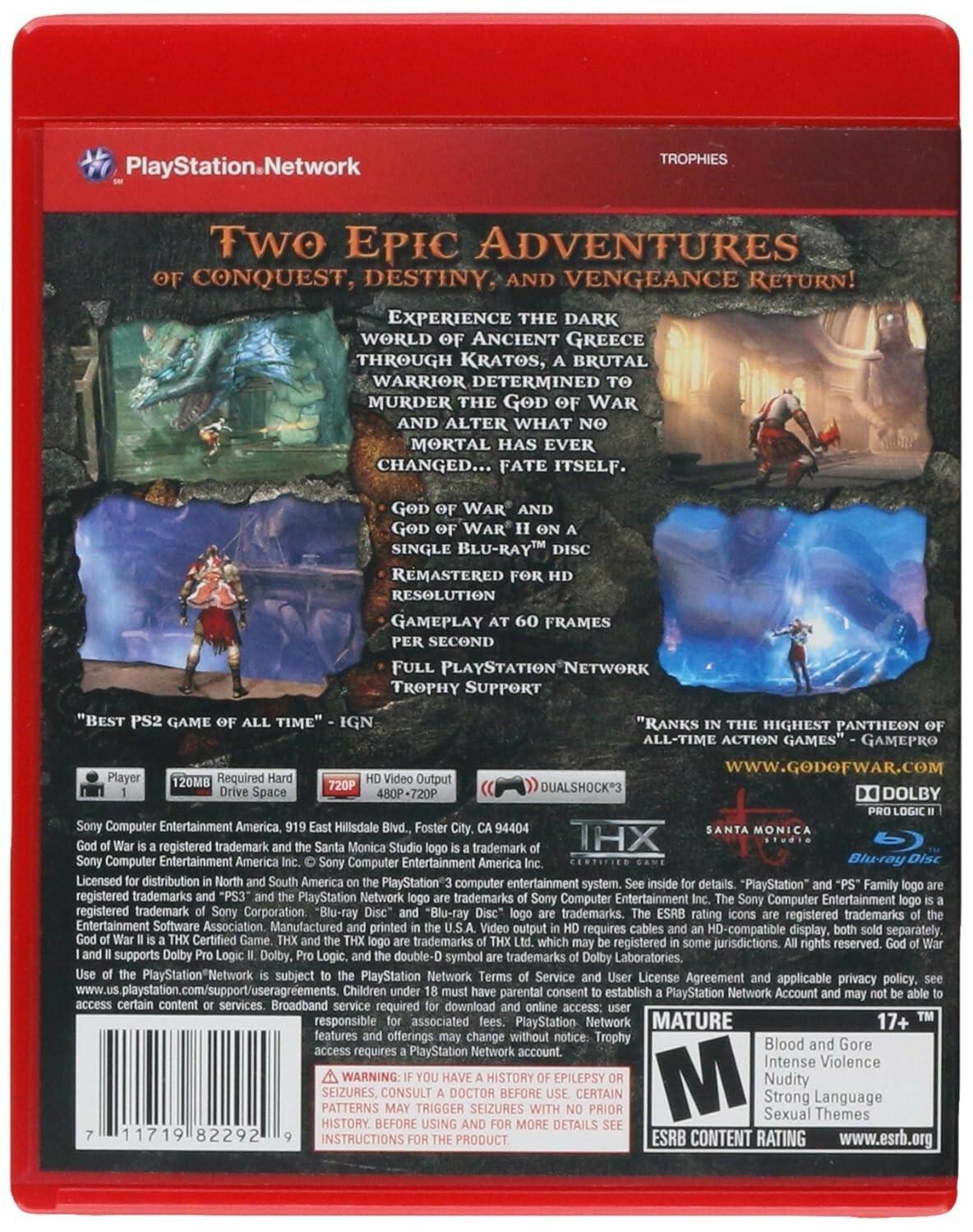 God of War: Collection - Playstation 3 [video game]