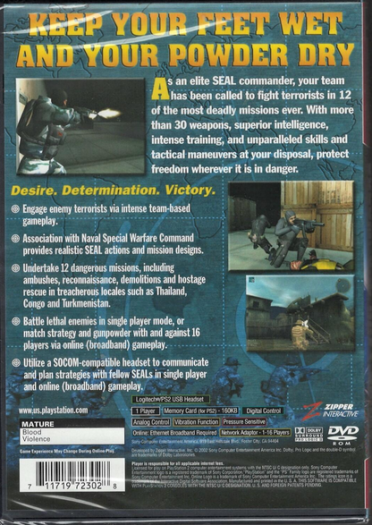 SOCOM US Navy SEALs (Game Only) - PlayStation 2