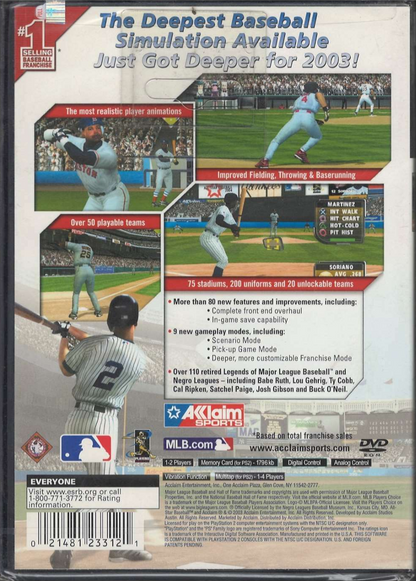 All Star Baseball 2004 - PlayStation 2