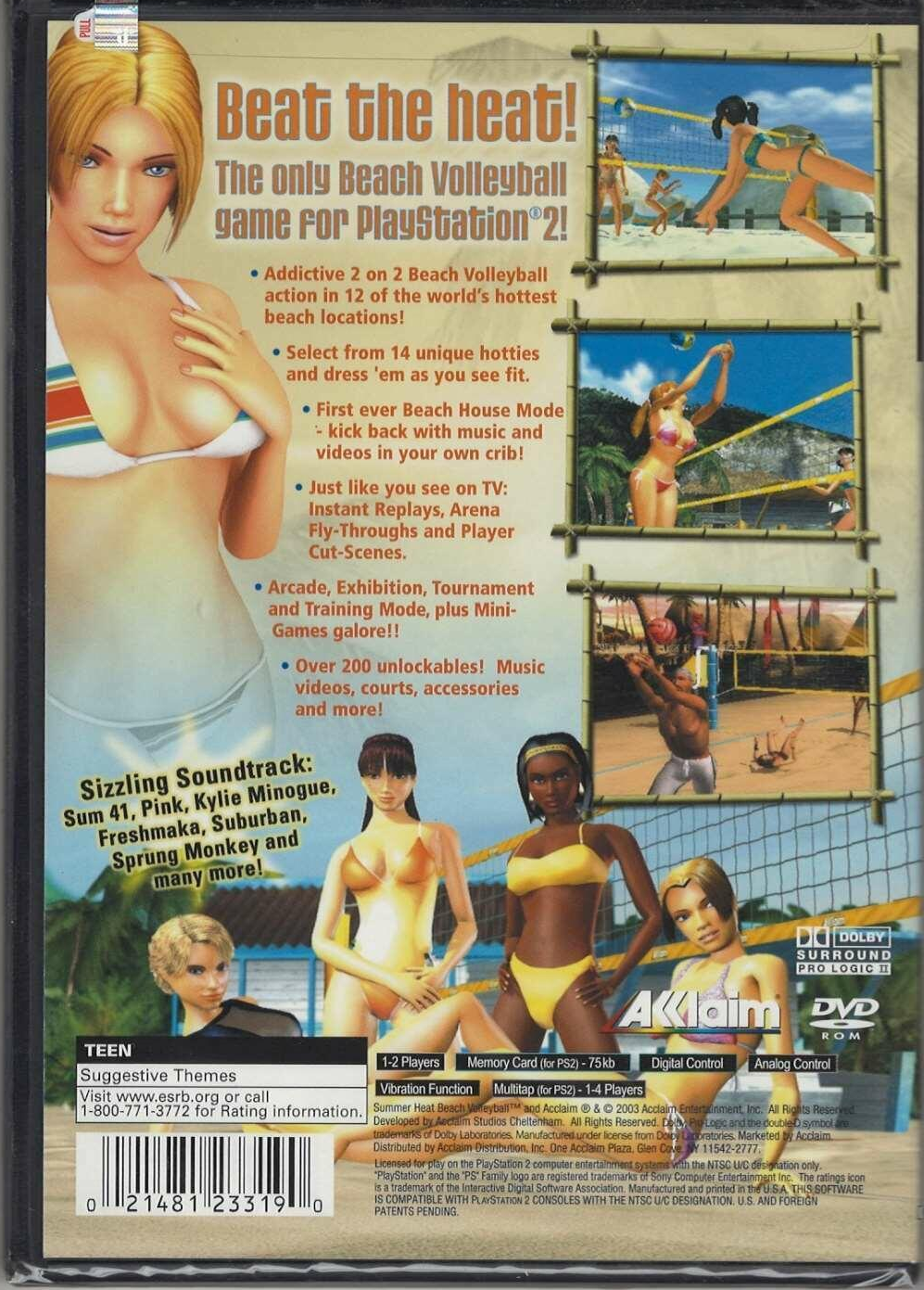 Beach Volleyball: Summer Heat - PlayStation 2