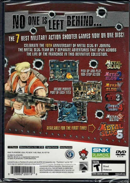 Metal Slug Anthology Playstation 2