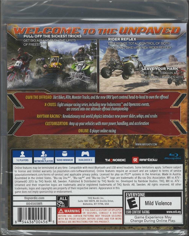 MX vs. ATV Untamed - PlayStation 3