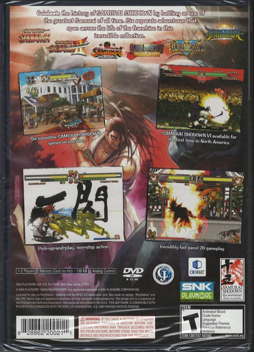 Samurai Shodown Anthology - PlayStation 2