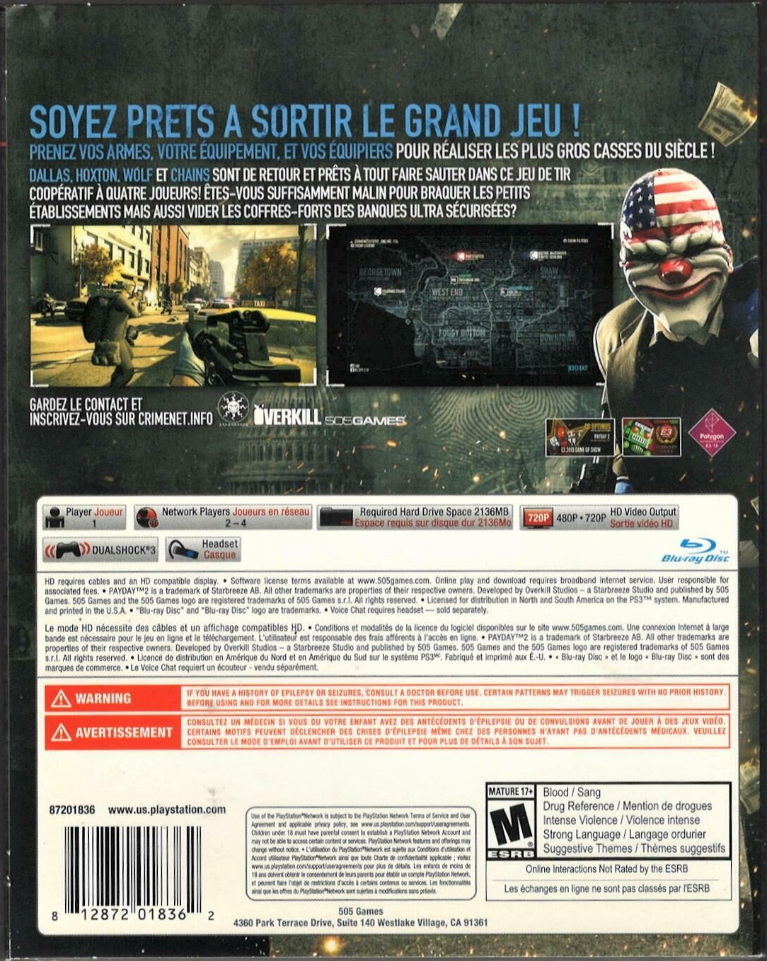 Payday 2: Safecracker - PlayStation 3