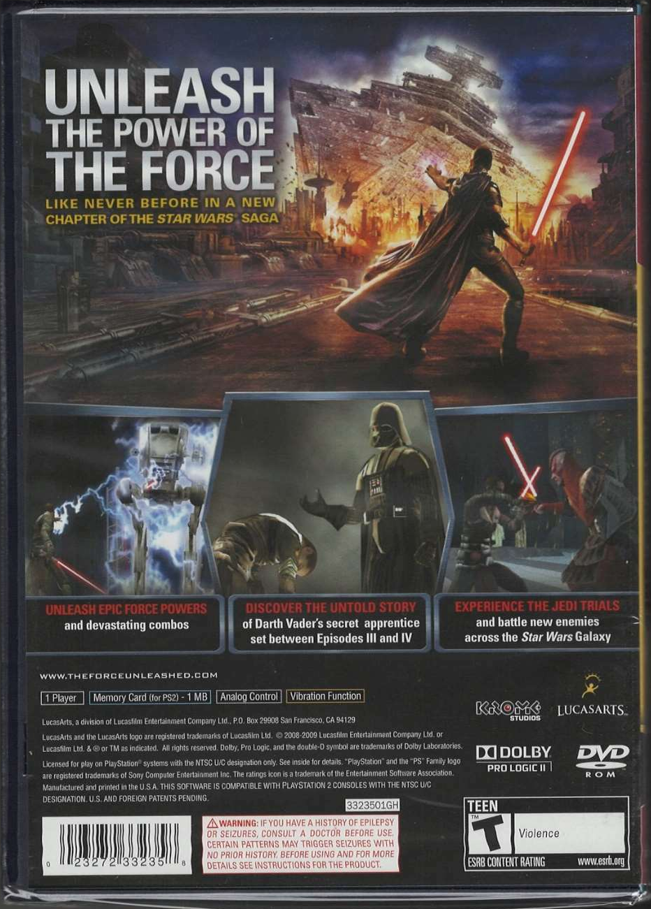 Star Wars: The Force Unleashed (Greatest Hits) - PlayStation 2