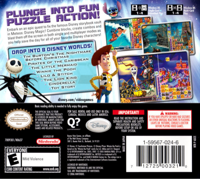 Meteos Disney Magic - Nintendo DS